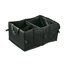 Bolso organizador multifunción para coche SUV plegable almacenamiento para maletero de coche (negro)(China)