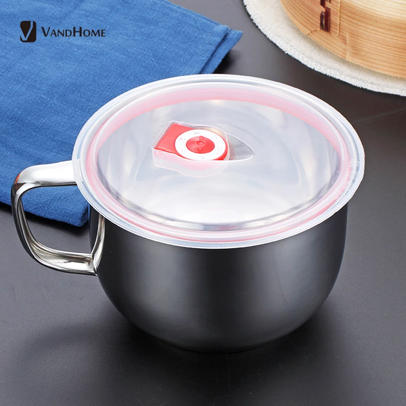 VandHome Chinese Stainless Steel Instant Noodle Bowl With Lid Handle Induction Cooker Heating Food Container Salad Rice Bowl
VandHome Chinese Stainless Steel Instant Noodle Bowl With Lid Handle Induction Cooker Heating Food Container Salad Rice Bowl