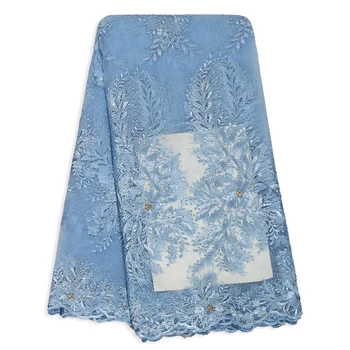 New Embroidered Flower Tulle African Lace Rhinestone Fashion Net Nigerian Fabric Sewing Handcut Women Wedding Dress Fabric Lace
New Embroidered Flower Tulle African Lace Rhinestone Fashion Net Nigerian Fabric Sewing Handcut Women Wedding Dress Fabric Lace
