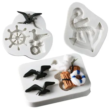 Sailboat Anchor Seagull Silicone Mold Fondant Mould Cake Decorating Tools Chocolate, Gumpaste Molds, Sugarcraft ,Kitchen Gadgets
Sailboat Anchor Seagull Silicone Mold Fondant Mould Cake Decorating Tools Chocolate, Gumpaste Molds, Sugarcraft ,Kitchen Gadgets