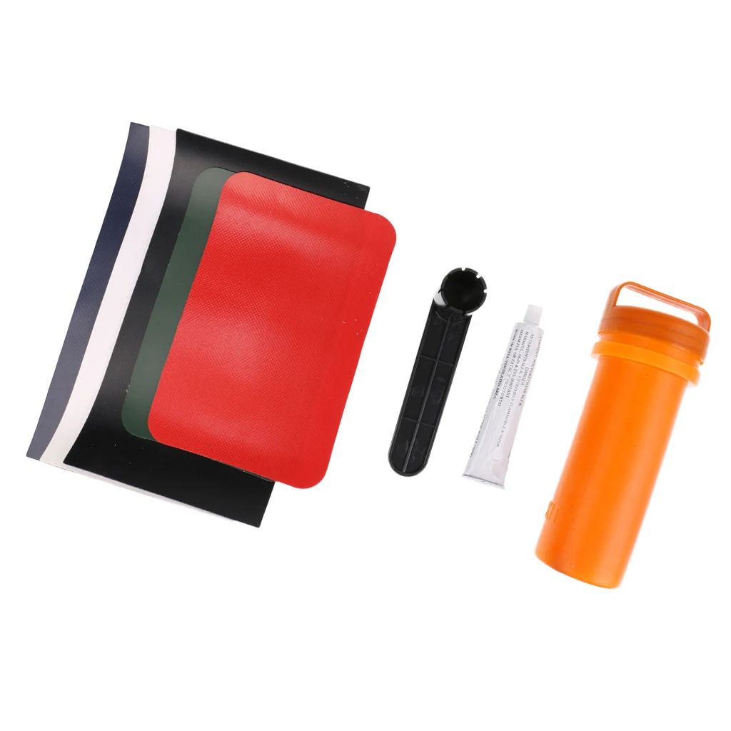 8 Pieces/ Set Inflatable Boat Kayak Repair Kit PVC Patch Valve Wrench Glue Useful & Convenient Portable & Durable
8 Pieces/ Set Inflatable Boat Kayak Repair Kit PVC Patch Valve Wrench Glue Useful & Convenient Portable & Durable