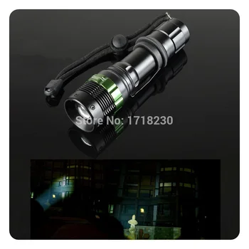 CREE XM-L T6 LED 1800 Lumen 18650 Flashlight Torch light Lamp Zoomable Adjustable focus range for different usage
CREE XM-L T6 LED 1800 Lumen 18650 Flashlight Torch light Lamp Zoomable Adjustable focus range for different usage