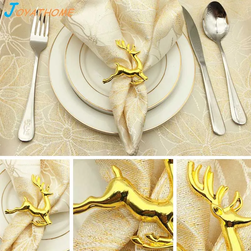 Joyathome 12pcs/Lot Christmas Deer Napkin Ring Western Style Golden Napkin Buckle for Hotel Wedding Party Table Decoration
Joyathome 12pcs/Lot Christmas Deer Napkin Ring Western Style Golden Napkin Buckle for Hotel Wedding Party Table Decoration