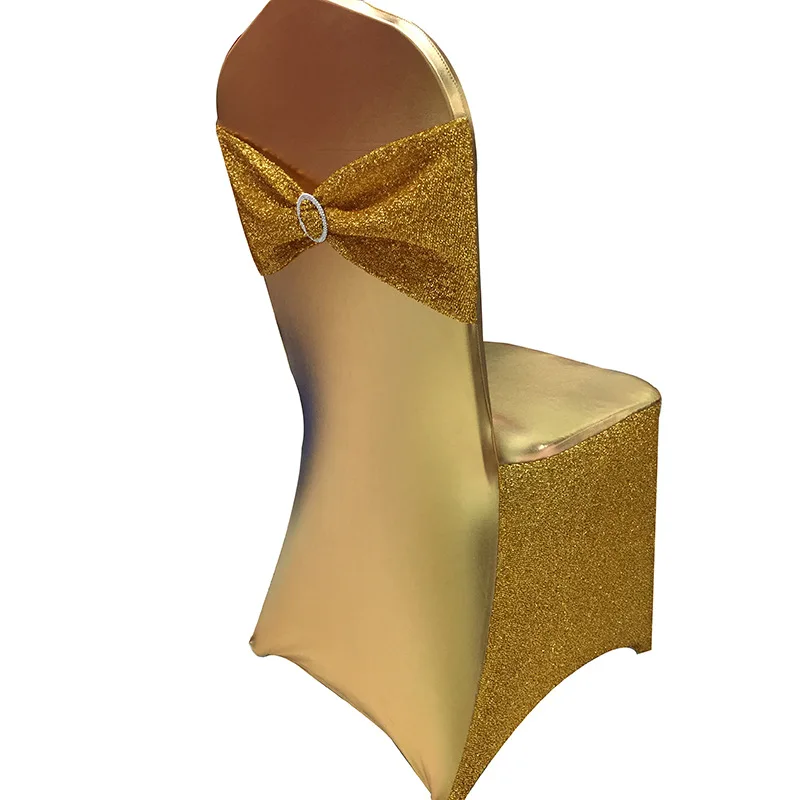 Glitter Gold Sequin Lycra Chair Cover For Banquet Wedding 100 pcs Free Shipping
Glitter Gold Sequin Lycra Chair Cover For Banquet Wedding 100 pcs Free Shipping