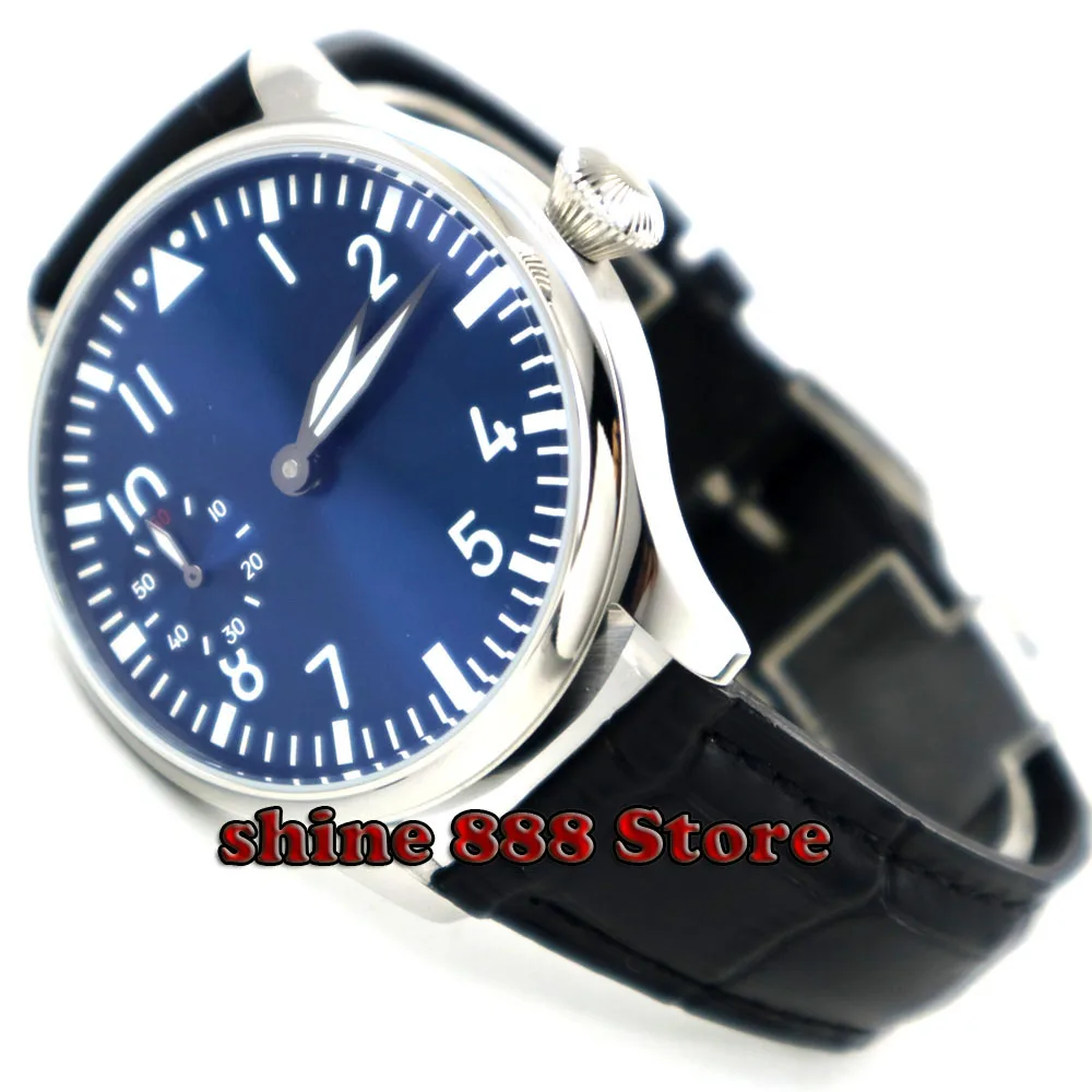 44mm PARNIS light blue dial Asian 6497 17 jewels Mechanical Hand Wind movement men's watch green luminous Mechanical watches
44mm PARNIS light blue dial Asian 6497 17 jewels Mechanical Hand Wind movement men's watch green luminous Mechanical watches