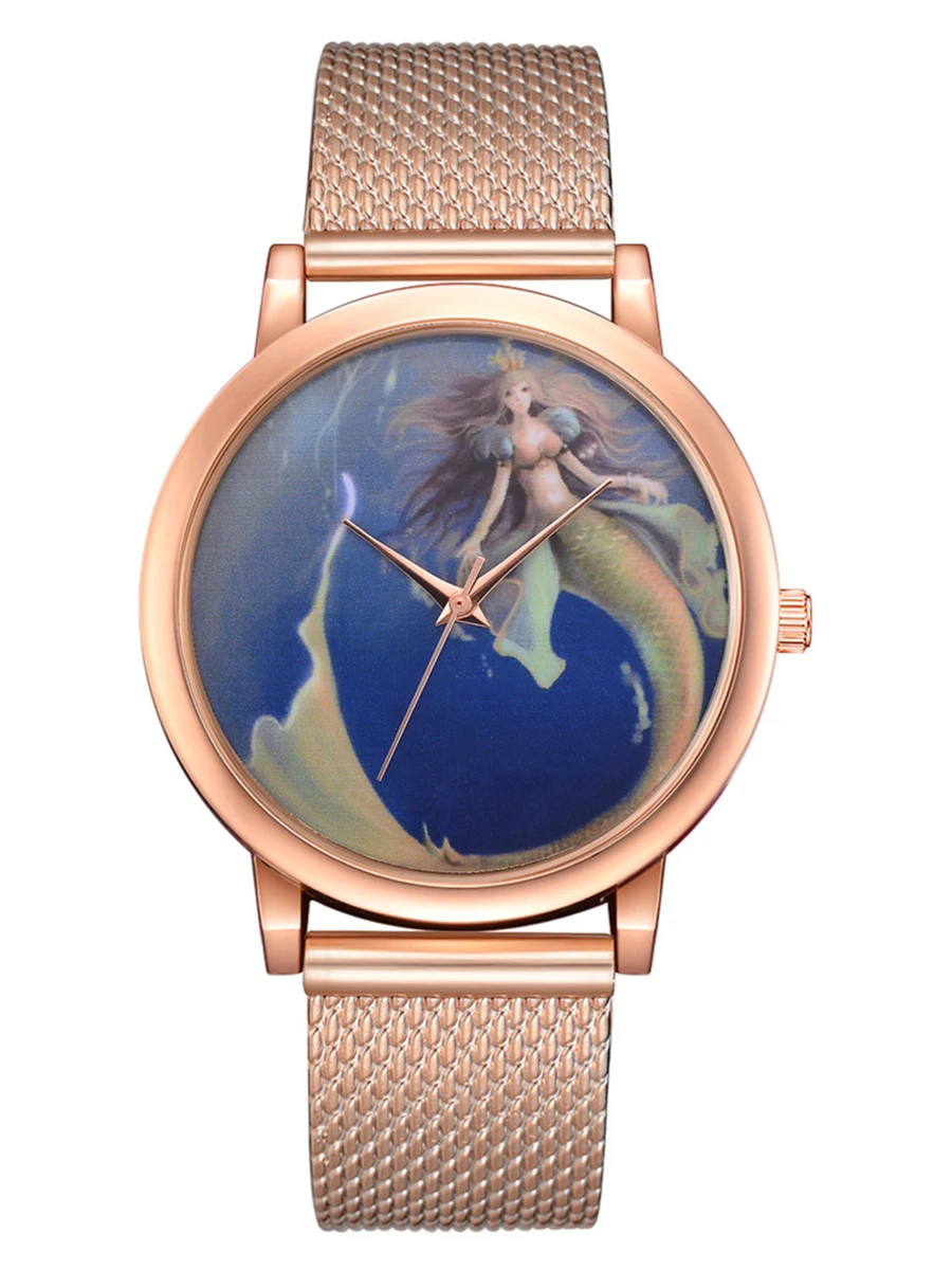 zegarki damskie Women's Casual Quartz Watch Silicone strap Band Mermaid dial Watches Female Analog Wrist Watch Clock Reloj Mujer
zegarki damskie Women's Casual Quartz Watch Silicone strap Band Mermaid dial Watches Female Analog Wrist Watch Clock Reloj Mujer