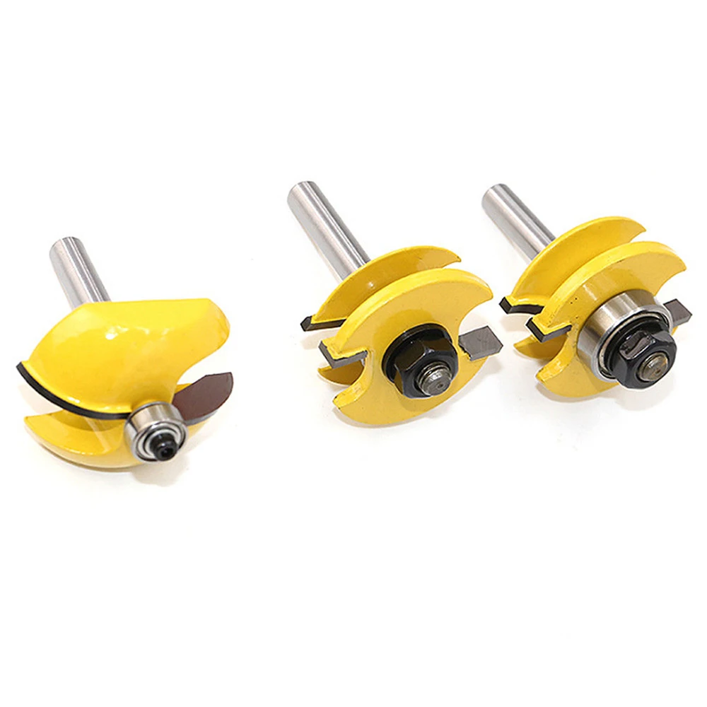 3 Pcs Milling Cutter Router Bit Set 8mm Wood Cutter Carbide Shank Mill Woodworking Trimming Engraving Carving Cutting Tools
3 Pcs Milling Cutter Router Bit Set 8mm Wood Cutter Carbide Shank Mill Woodworking Trimming Engraving Carving Cutting Tools