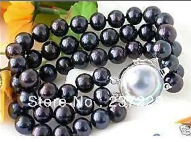 Wholesale price SHIPPING ^^^^3 ROW 8-9MM TAHITIAN BLACK SOUTH SEA PEARL BRACELET
Wholesale price SHIPPING ^^^^3 ROW 8-9MM TAHITIAN BLACK SOUTH SEA PEARL BRACELET