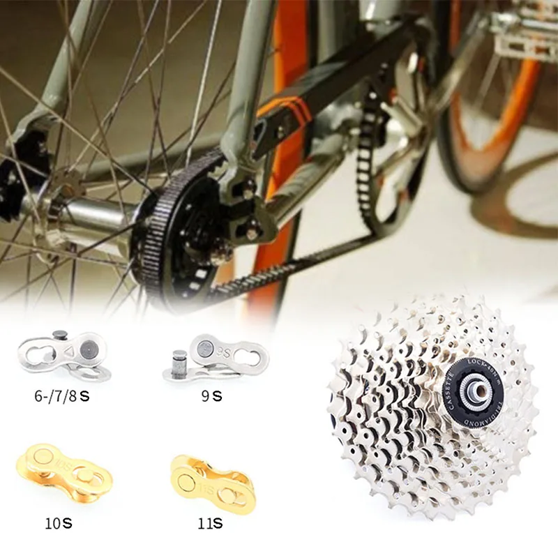 6/7/8/9/10/11 Speed Bike Chain Connector Lock Set Bicycle Master Chain Link Connector Quick Master Link Joint Chain Bike Parts
6/7/8/9/10/11 Speed Bike Chain Connector Lock Set Bicycle Master Chain Link Connector Quick Master Link Joint Chain Bike Parts