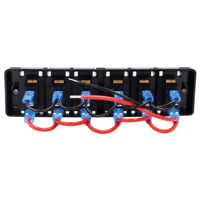 6 Gang 12V High quality waterproof and dustproof Rocker Switch Panel Circuit Breakers for Car RV Marine Boat Universal
6 Gang 12V High quality waterproof and dustproof Rocker Switch Panel Circuit Breakers for Car RV Marine Boat Universal