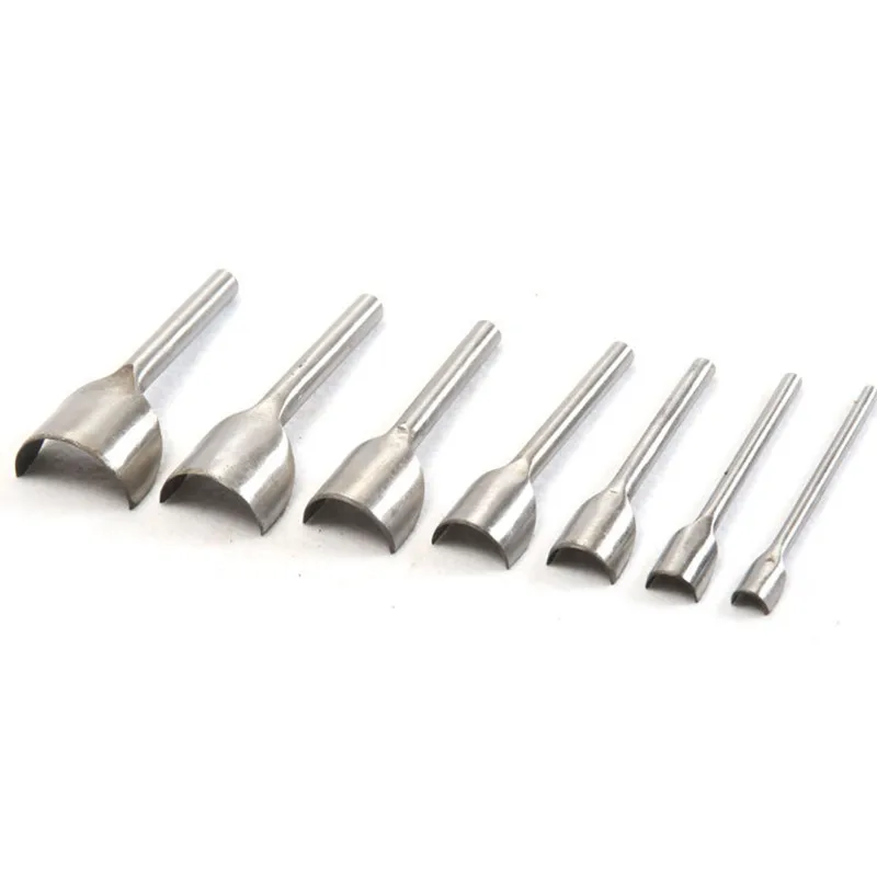 DONYAMY 7Pcs/Set Leather Craft Tools Half-Round Cutter Punch DIY Craft Wallet Edge Trimming Tool Leathercraft Tool Sets
DONYAMY 7Pcs/Set Leather Craft Tools Half-Round Cutter Punch DIY Craft Wallet Edge Trimming Tool Leathercraft Tool Sets