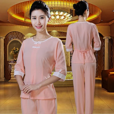 Beauty salon health club work clothes Thai massage technician custom SPA work clothes autumn and winter set
Beauty salon health club work clothes Thai massage technician custom SPA work clothes autumn and winter set