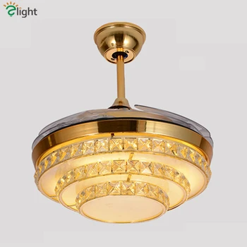 Modern Invisible Acrylic Leaf Led Ceiling Fans Lustre Crystal Dining Room Dimmable Led Ceiling Fan Lights Ceiling Fan Fixtures
Modern Invisible Acrylic Leaf Led Ceiling Fans Lustre Crystal Dining Room Dimmable Led Ceiling Fan Lights Ceiling Fan Fixtures
