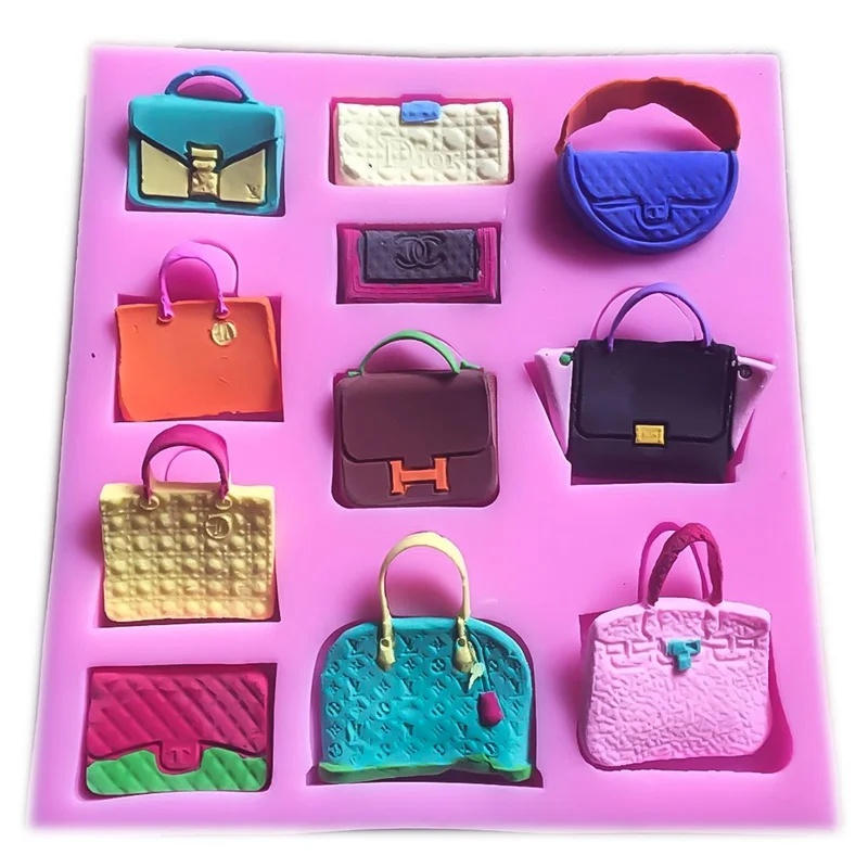 Girl Wallet Handbag & Bag & Purse Silicone Fondant Soap 3D Cake Mold Cupcake Jelly Candy Chocolate Decoration Baking Tool
Girl Wallet Handbag & Bag & Purse Silicone Fondant Soap 3D Cake Mold Cupcake Jelly Candy Chocolate Decoration Baking Tool