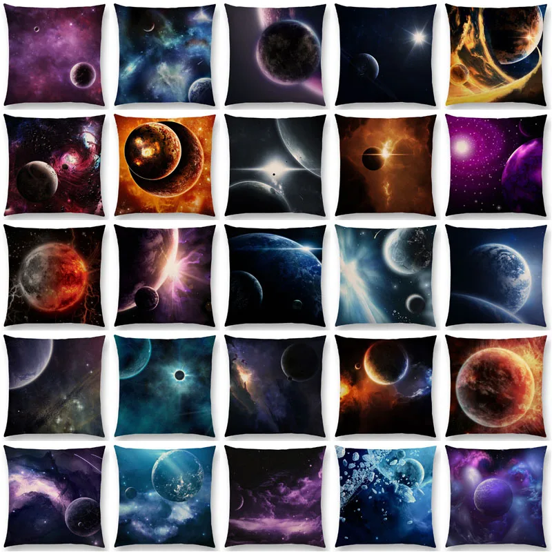 2017 New Mysterious Universe Vast Outer Space Beautiful Planets Gorgeous Radiance Cushion Cover Car Decor Sofa Throw Pillow Case
2017 New Mysterious Universe Vast Outer Space Beautiful Planets Gorgeous Radiance Cushion Cover Car Decor Sofa Throw Pillow Case