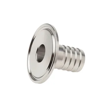 Tri-clamp Rubber Hose Adapters 1/2" (12.7mm) Hose Barb X 1.5" (50.5mm)Tri Clamp Stainless Steel 304
Tri-clamp Rubber Hose Adapters 1/2" (12.7mm) Hose Barb X 1.5" (50.5mm)Tri Clamp Stainless Steel 304