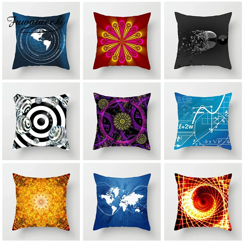 Fuwatacchi Geometric Cushion Cover Cosmic Exploration Pillow Cover For Home Room Car Sofa Decorative Black Pillowcase 45cm*45cm
Fuwatacchi Geometric Cushion Cover Cosmic Exploration Pillow Cover For Home Room Car Sofa Decorative Black Pillowcase 45cm*45cm