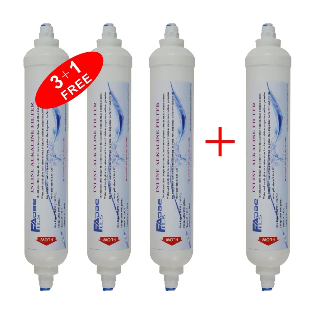 10"x2" OD pH Alkaline Mineral Drinking Water Filter Inline with 1/4" QC , Up grade your Reverse System (Pack of 4)
10"x2" OD pH Alkaline Mineral Drinking Water Filter Inline with 1/4" QC , Up grade your Reverse System (Pack of 4)