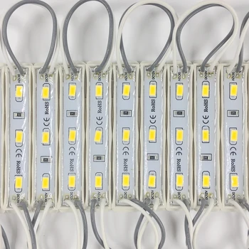 Super bright 5730 5630 3 LED Module Decorative Light for Letter Sign Advertising backlighting Waterproof IP66 160 Angle DC 12V
Super bright 5730 5630 3 LED Module Decorative Light for Letter Sign Advertising backlighting Waterproof IP66 160 Angle DC 12V