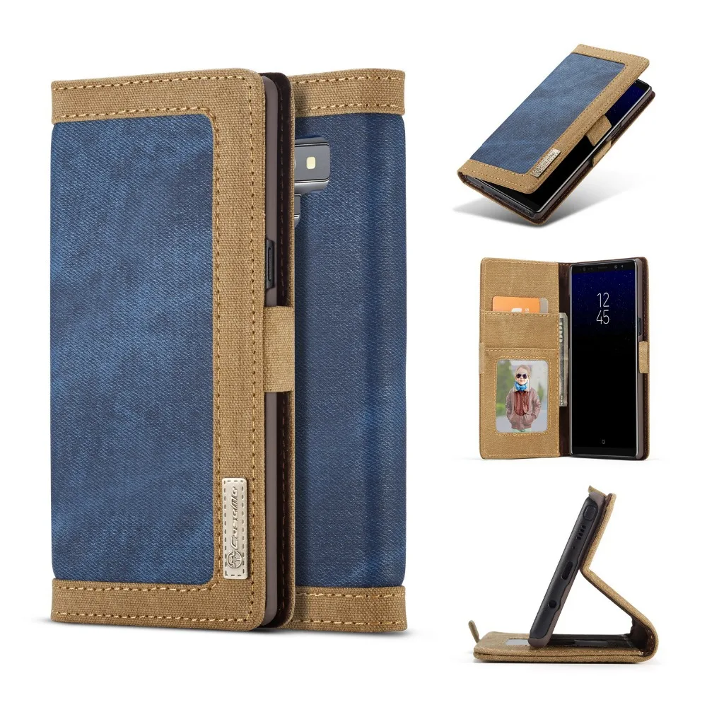 Caseme for Galaxy Note 9 Case Flip Jean Canvas Magnetic Wallet Stand Cover Cases for Samsung Galaxy Note 9 S8 S9 S10 Plus Funda
Caseme for Galaxy Note 9 Case Flip Jean Canvas Magnetic Wallet Stand Cover Cases for Samsung Galaxy Note 9 S8 S9 S10 Plus Funda