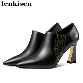 2019 European design cow leather high heels metal zipper oxford pointed toe solid Spring Autumn fashion shoes runway pumps L03
2019 European design cow leather high heels metal zipper oxford pointed toe solid Spring Autumn fashion shoes runway pumps L03