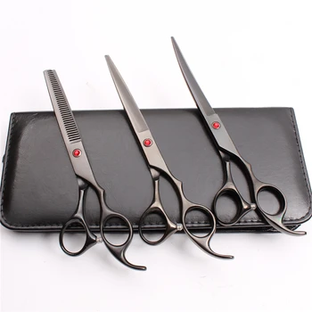 3Pcs Suit 7'' 19.5cm Japan Professional Pets Hair Hairdressing Scissors Cutting Shears +Thinning Scissor +UP Curved Shears C3003
3Pcs Suit 7'' 19.5cm Japan Professional Pets Hair Hairdressing Scissors Cutting Shears +Thinning Scissor +UP Curved Shears C3003