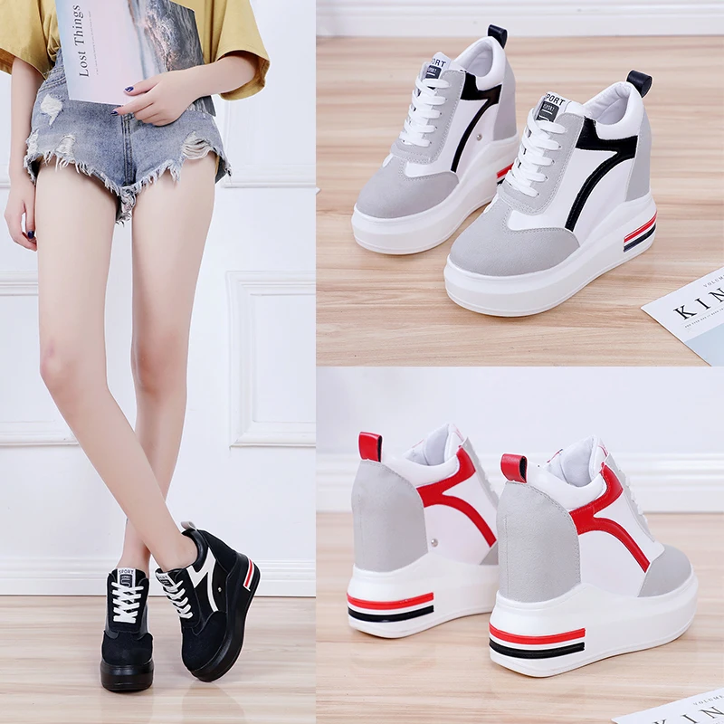 New 2019 Fashion Spring Women Sneakers Breathable Mesh Platform Wedge Heels Shoes 11CM Casual Shoes Woman Zapatillas Deportivas
New 2019 Fashion Spring Women Sneakers Breathable Mesh Platform Wedge Heels Shoes 11CM Casual Shoes Woman Zapatillas Deportivas
