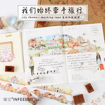 1pc Travel In Hand Series Infeel Me Decorative Washi Tape DIY Scrapbooking Masking Tape School Office Supplies
1pc Travel In Hand Series Infeel Me Decorative Washi Tape DIY Scrapbooking Masking Tape School Office Supplies