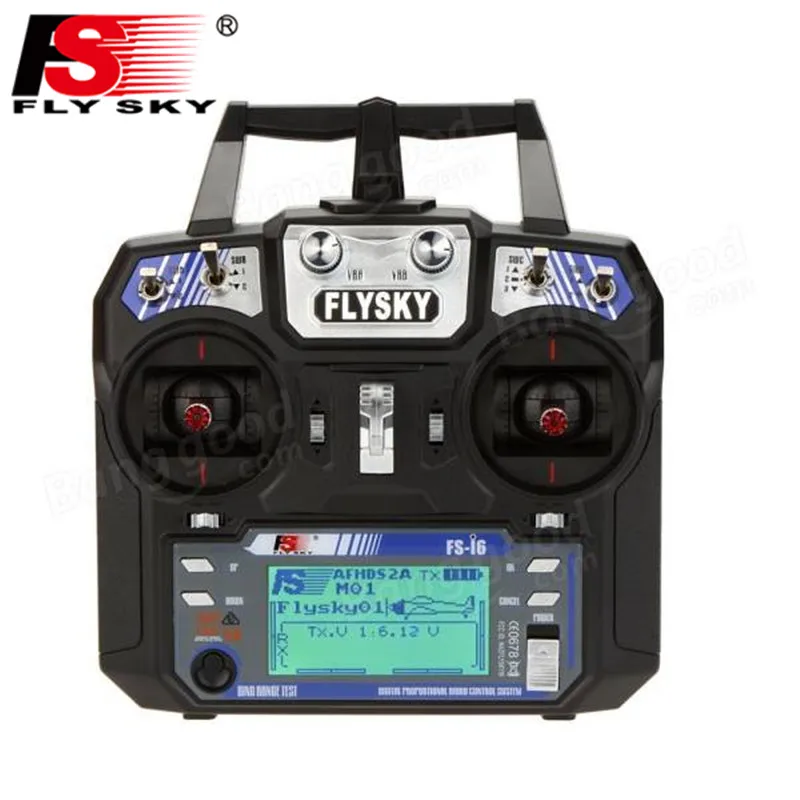Original Flysky FS-i6 FS I6 2.4G 6ch RC Transmitter Controller FS-iA6 or FS-iA6B Receiver For RC Helicopter Plane Quadcopter
Original Flysky FS-i6 FS I6 2.4G 6ch RC Transmitter Controller FS-iA6 or FS-iA6B Receiver For RC Helicopter Plane Quadcopter