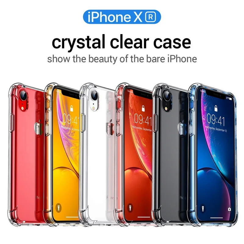 YISHANGOU Heavy Duty Protection Phone Case For iPhone XR XS Max Transparent Clear Silicon Soft Cover For iPhone X 6 6S 7 8 Plus
YISHANGOU Heavy Duty Protection Phone Case For iPhone XR XS Max Transparent Clear Silicon Soft Cover For iPhone X 6 6S 7 8 Plus