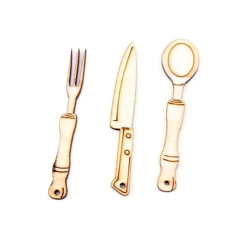 Wooden Knife and Fork Combination Scrapbooking Painting Collection Craft Handmade Accessory Home Decoration 70mm 6pcs
Wooden Knife and Fork Combination Scrapbooking Painting Collection Craft Handmade Accessory Home Decoration 70mm 6pcs