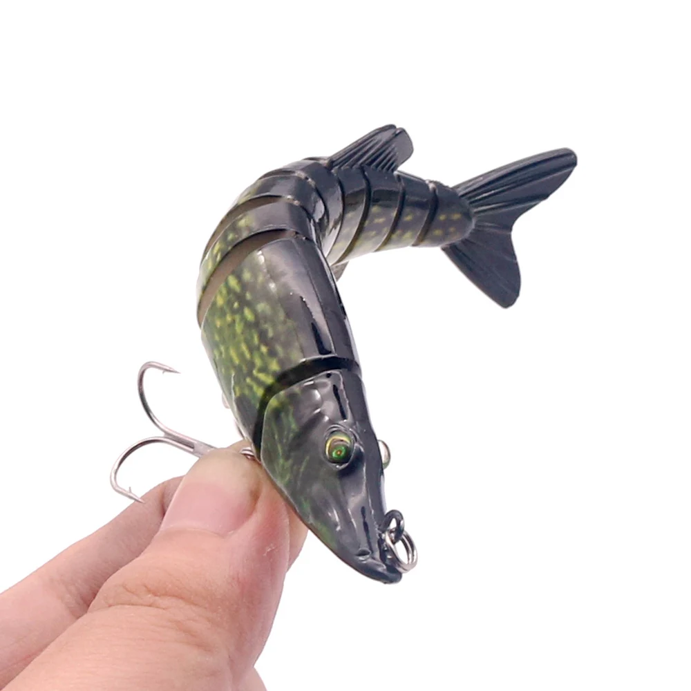 1pcs Multi-Section Fishing Lure 12.5cm 21g Isca Artificial Pike Fishing Hard Crankbait Wobblers Bass luce Swimbait
1pcs Multi-Section Fishing Lure 12.5cm 21g Isca Artificial Pike Fishing Hard Crankbait Wobblers Bass luce Swimbait