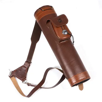 1pc Archery arrow quiver Real feather Arrow bag holds 24pc arrows for horseback archery game hunting
1pc Archery arrow quiver Real feather Arrow bag holds 24pc arrows for horseback archery game hunting