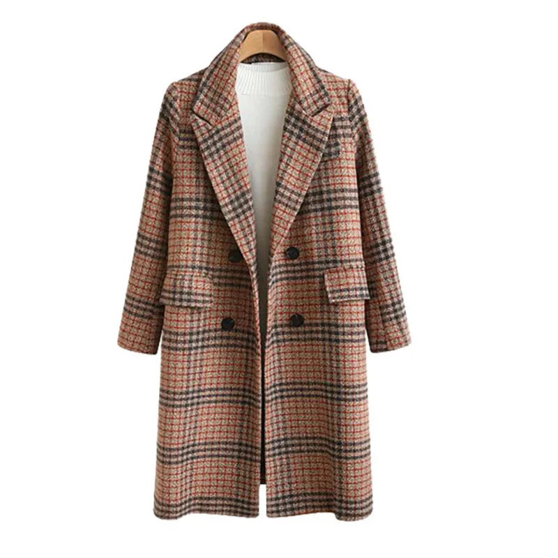 Spring Suit Blazer Women 2019 Plaid Wool Blends Jack Fashion Autumn Winter Long Coat Ladies Work Office Blazer Plus Size 4XL 587
Spring Suit Blazer Women 2019 Plaid Wool Blends Jack Fashion Autumn Winter Long Coat Ladies Work Office Blazer Plus Size 4XL 587