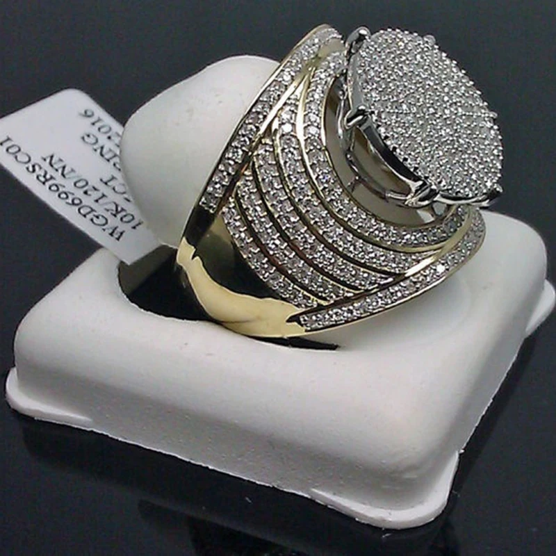 Luxury Big Round CZ Rings Gold Color Puffed Marine Micro Paved Full Cubic Zircon Bling Iced Out Ring Hiphop Men's Jewelry Z4M057
Luxury Big Round CZ Rings Gold Color Puffed Marine Micro Paved Full Cubic Zircon Bling Iced Out Ring Hiphop Men's Jewelry Z4M057