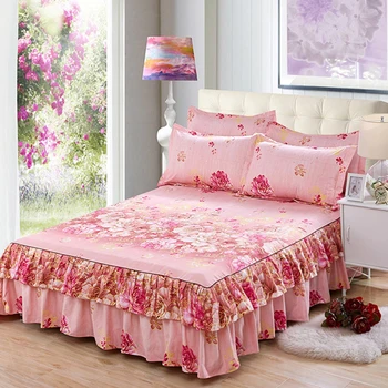 New Style Sanding Thickened Bed Skirt Dual Layers Bed Cover Fitted Sheet Queen Bed Skirt Dust Ruffle For Wedding Home
New Style Sanding Thickened Bed Skirt Dual Layers Bed Cover Fitted Sheet Queen Bed Skirt Dust Ruffle For Wedding Home