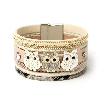 ZG new leather bracelet, owl, glass, tassell,Bohemian bracelets&bangles for women jewelry wholesale
ZG new leather bracelet, owl, glass, tassell,Bohemian bracelets&bangles for women jewelry wholesale