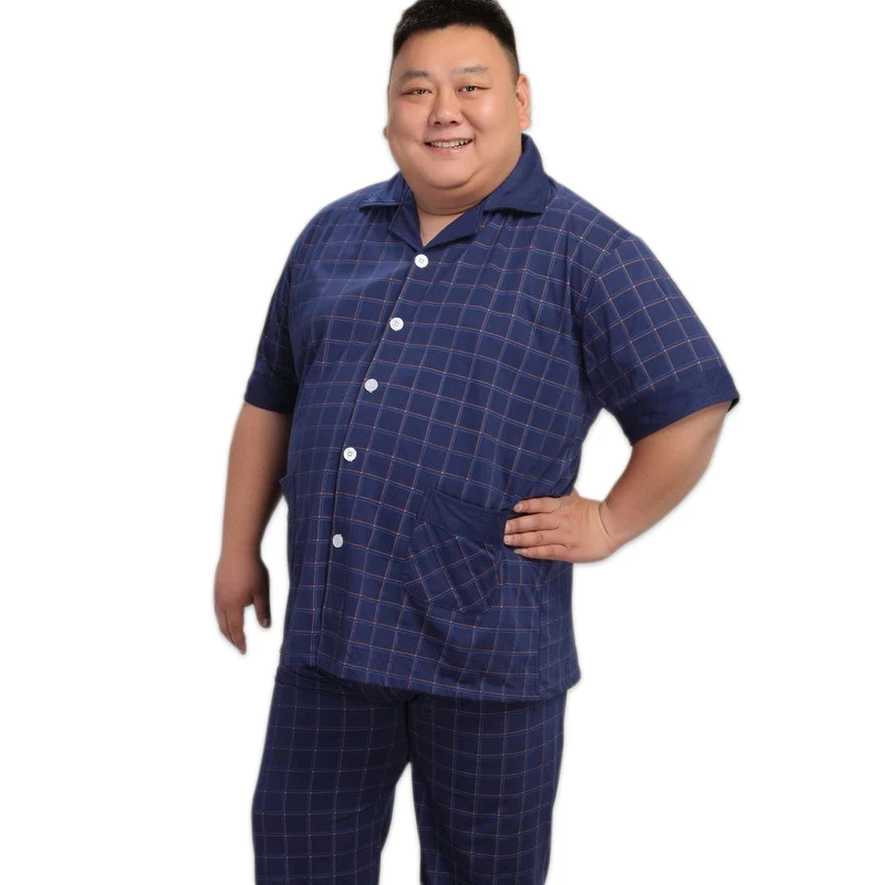 140KG 5XL home men cotton set pajamas summer short sleeve 100% cotton pajama sexy pijamas homens men pyjama plus size XXXXL
140KG 5XL home men cotton set pajamas summer short sleeve 100% cotton pajama sexy pijamas homens men pyjama plus size XXXXL