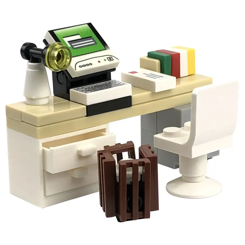 Legoing Blocks MOC Bricks Office Desk Set Sale Building Blocks Toys for Children DIY Small Scene Parts Learning Gifts Block Toy
Legoing Blocks MOC Bricks Office Desk Set Sale Building Blocks Toys for Children DIY Small Scene Parts Learning Gifts Block Toy