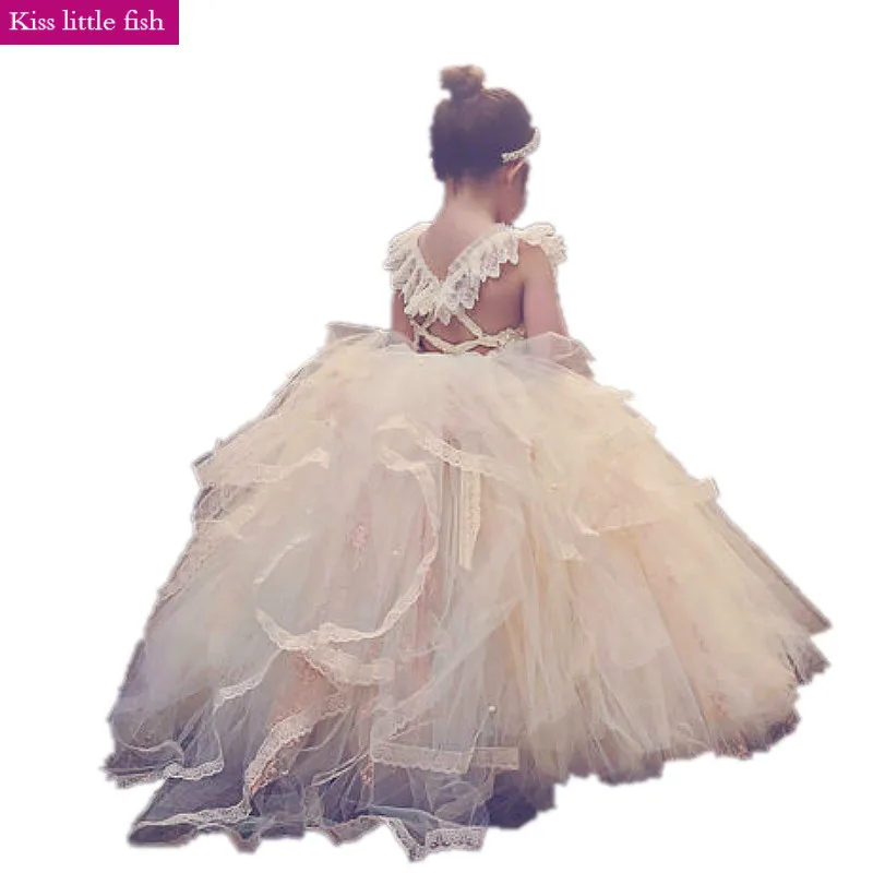 Free shipping High quality Champagne Flower girl dresses Kids beauty pageant dresses Free Custom made
Free shipping High quality Champagne Flower girl dresses Kids beauty pageant dresses Free Custom made