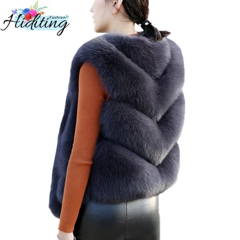 Women Fur Vest 2019 New Short Sleeveless coat Autumn New Imitation Fox Fur Solid Color Jacket Winter Large Size Women Vest WIN48
Women Fur Vest 2019 New Short Sleeveless coat Autumn New Imitation Fox Fur Solid Color Jacket Winter Large Size Women Vest WIN48
