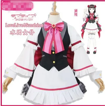 Anime Cosplay Costume Aqours Love Live Sunshine Dia Kurosawa Dress Lovely Black White Maid Wear Full Sets A
Anime Cosplay Costume Aqours Love Live Sunshine Dia Kurosawa Dress Lovely Black White Maid Wear Full Sets A