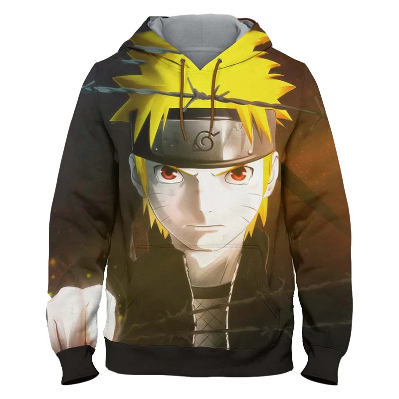 Waliicorners Naruto Hoodie Anime Sweatshirts 3d Print Naruto Hoodies Mens Cosplay Pullovers Hip Hop Streetwear 7