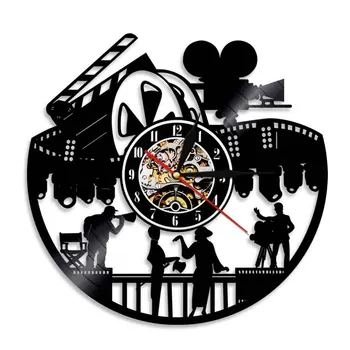 1Piece Filming Vinyl Record Wall Clock Movie Theme Led Light LP Wall Art Handmade Gift For Director Silhouette Home Decor
1Piece Filming Vinyl Record Wall Clock Movie Theme Led Light LP Wall Art Handmade Gift For Director Silhouette Home Decor