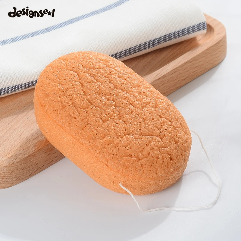 Флаттер натуральные активные завод Konjac Очищение хлопка бамбуковый уголь чистки