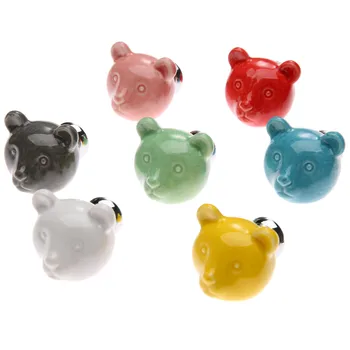 2016 Ceramic Bear Furniture Knobs Kitchen Door Drawer Cupboard Wardrobe Pull Handle Cabinet Knobs and Handles Furniture Fittings
2016 Ceramic Bear Furniture Knobs Kitchen Door Drawer Cupboard Wardrobe Pull Handle Cabinet Knobs and Handles Furniture Fittings