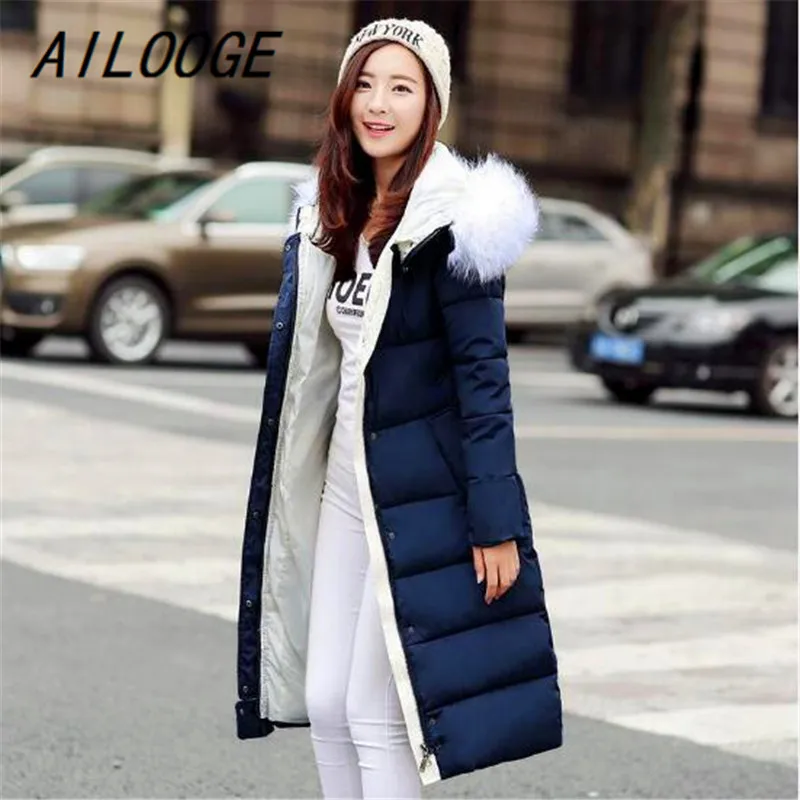AILOOGE 2018 Winter Jacket Women Winter And Autumn Wear High Quality Parkas Winter Jackets Outwear Female Long Coats
AILOOGE 2018 Winter Jacket Women Winter And Autumn Wear High Quality Parkas Winter Jackets Outwear Female Long Coats