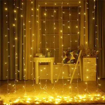 Waterproof 3x3 Meter Curtain Light 300LED Ice Bar Curtain Light IP44 Christmas Light For Indoor Outdoor Wedding garden party dec
Waterproof 3x3 Meter Curtain Light 300LED Ice Bar Curtain Light IP44 Christmas Light For Indoor Outdoor Wedding garden party dec