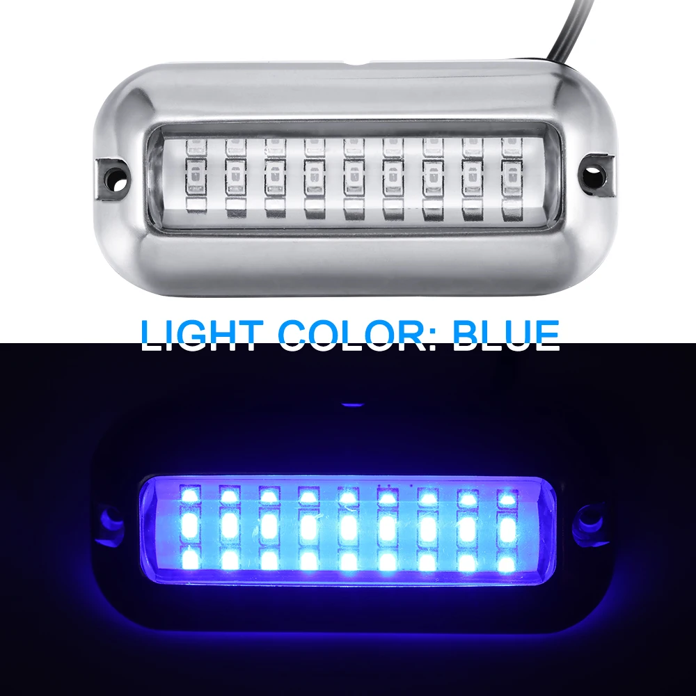 Universal 3.5inch 12V DC White/Blue/Green 27 LED Marine Stainless Steel Under Water Pontoon Waterproof Boat Transom Light
Universal 3.5inch 12V DC White/Blue/Green 27 LED Marine Stainless Steel Under Water Pontoon Waterproof Boat Transom Light