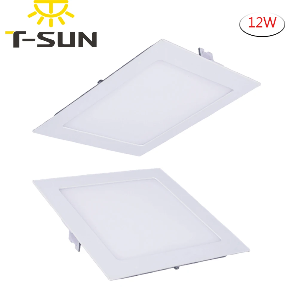 T-SUNRISE LED Panel Light Recessed Lights 12W Recessed Ceiling Panel Square Ultra Slim Flat Panel Down Light for Home Lighting
T-SUNRISE LED Panel Light Recessed Lights 12W Recessed Ceiling Panel Square Ultra Slim Flat Panel Down Light for Home Lighting